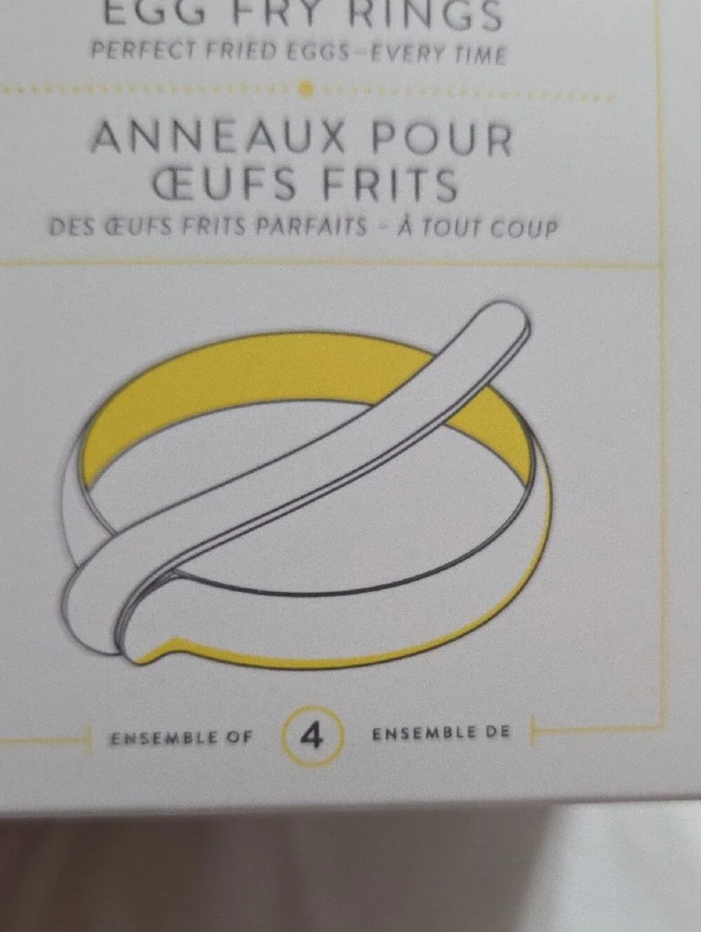 NEW Williams-Sonoma Egg Fry Rings in Yellow and White